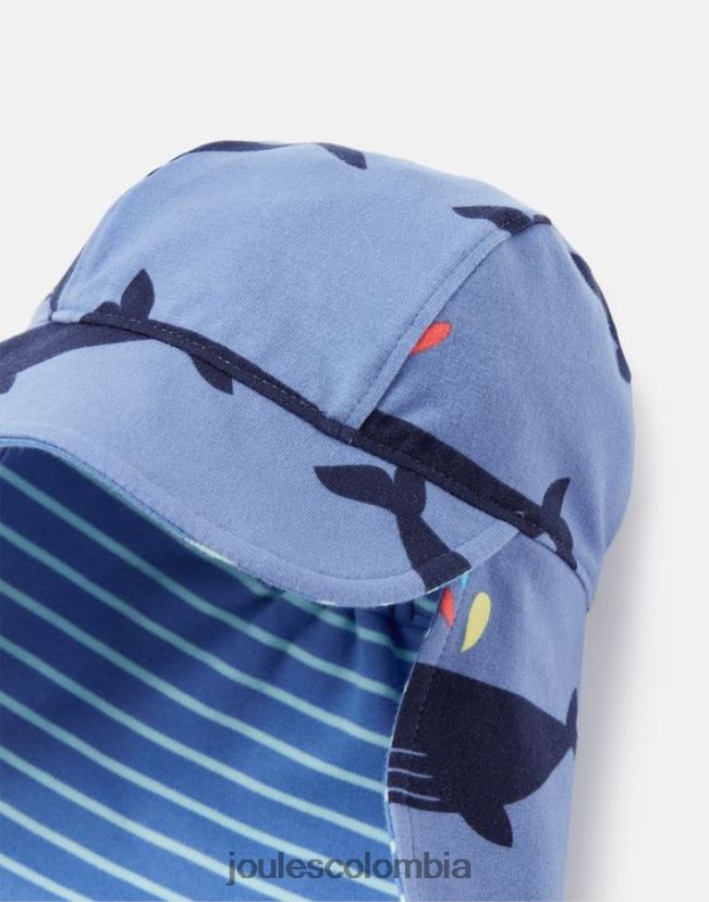 Joules accesorios bebés gorro de punto con protector de cuello sonny 0-4 años H0604R397 ballena azul