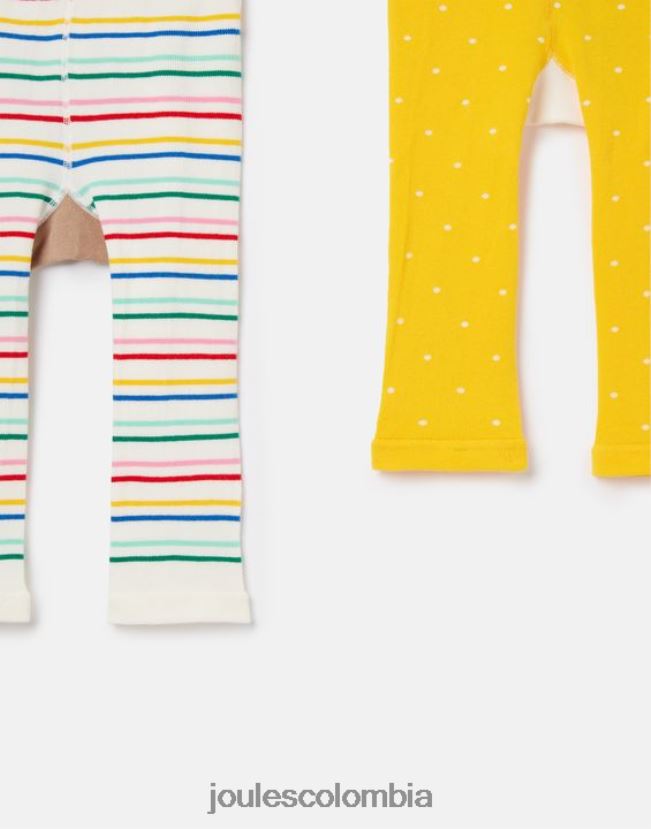 Joules vestir bebés paquete de 2 leggings con personajes animados H0604R407 abeja conejita