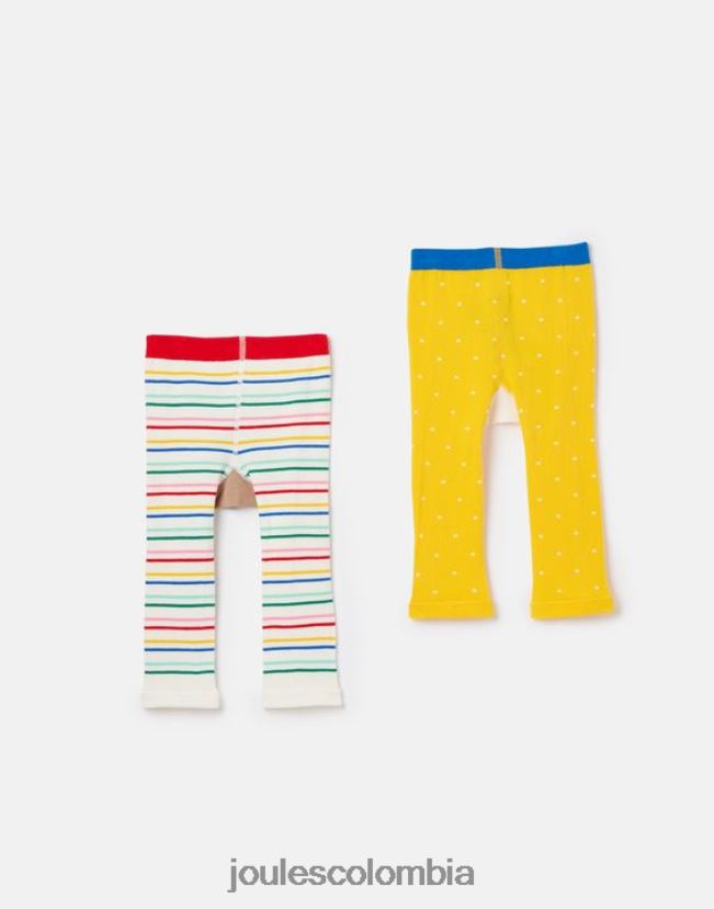 Joules vestir bebés paquete de 2 leggings con personajes animados H0604R407 abeja conejita