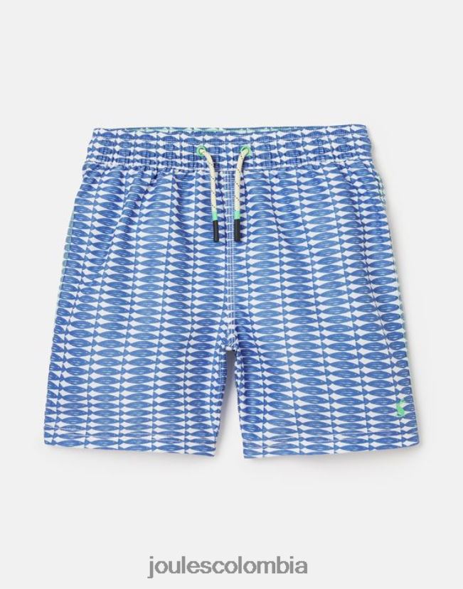 Joules vestir bebés shorts de baño con estampado de océano 2-12 años H0604R356 pescado azul