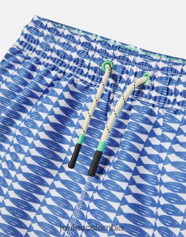 Joules vestir bebés shorts de baño con estampado de océano 2-12 años H0604R356 pescado azul