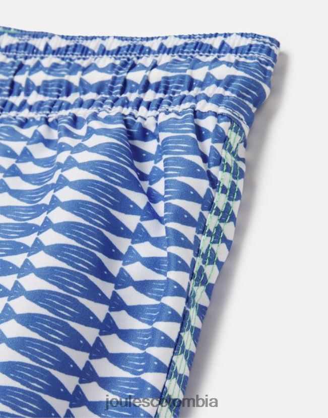Joules vestir bebés shorts de baño con estampado de océano 2-12 años H0604R356 pescado azul