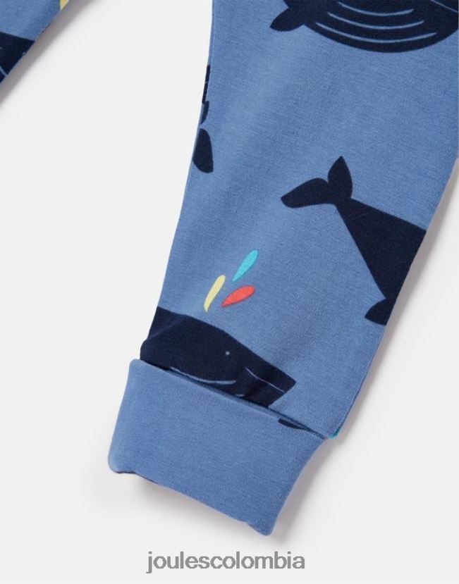 Joules vestir Niños Legging de algodón de cultivo ecológico payton 0-3 años H0604R396 ballena azul