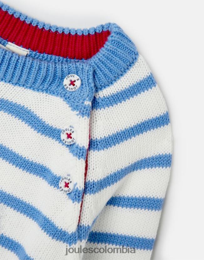 Joules vestir bebés jersey winnie intarsia 0-3 años H0604R411 raya de conejito