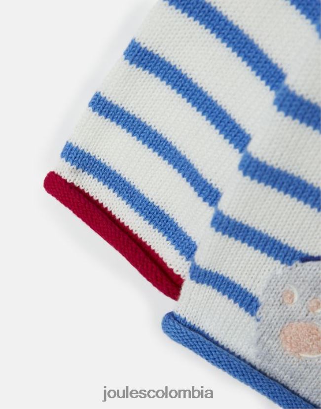 Joules vestir bebés jersey winnie intarsia 0-3 años H0604R411 raya de conejito