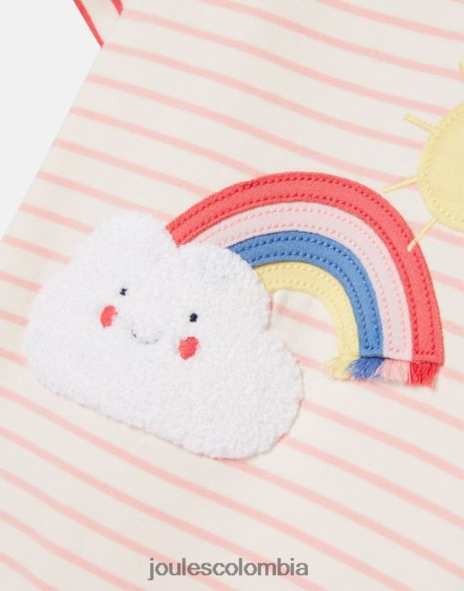 Joules vestir bebés mameluco con diseño de parche 0-24 meses H0604R403 pnkweathr