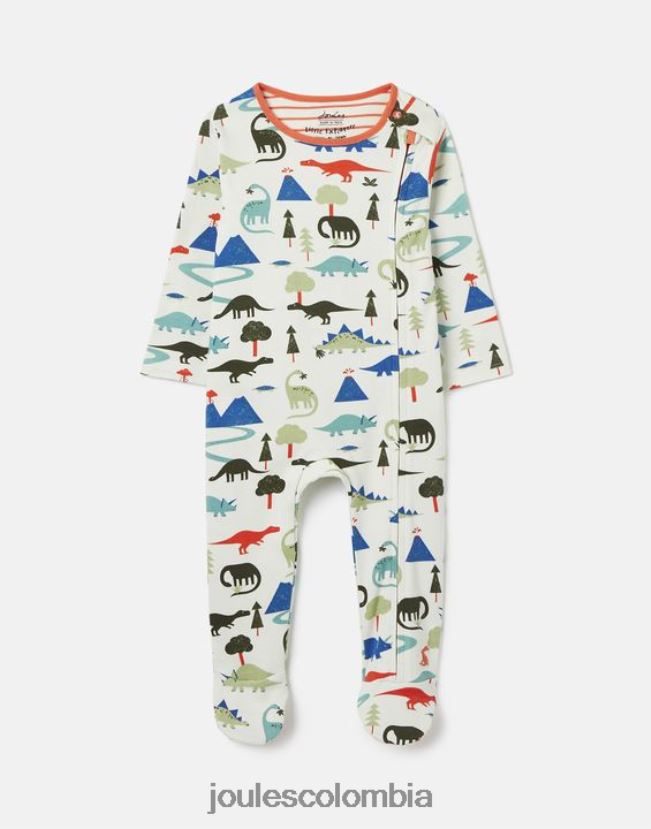 Joules vestir bebés mono zippy de algodón cultivado orgánicamente 0-9 meses H0604R429 dinosaurio