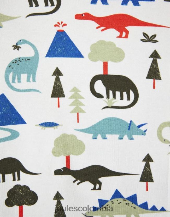 Joules vestir bebés mono zippy de algodón cultivado orgánicamente 0-9 meses H0604R429 dinosaurio