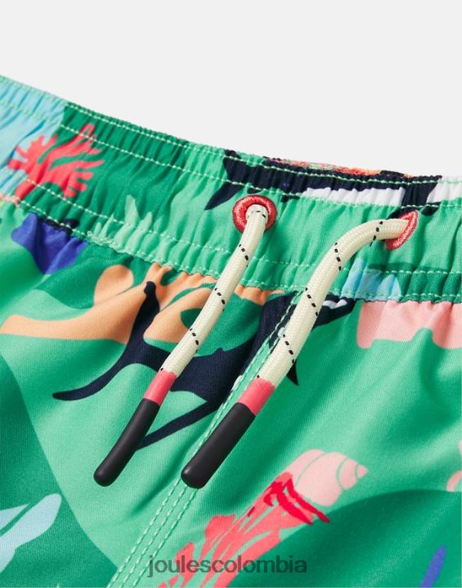 Joules vestir bebés shorts de baño con estampado de océano 2-12 años H0604R357 tiburones verdes