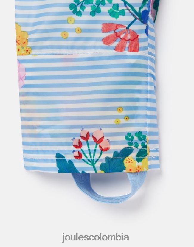 Joules vestir bebés traje impermeable para charcos 3 meses-3 años H0604R414 floral de rayas azules