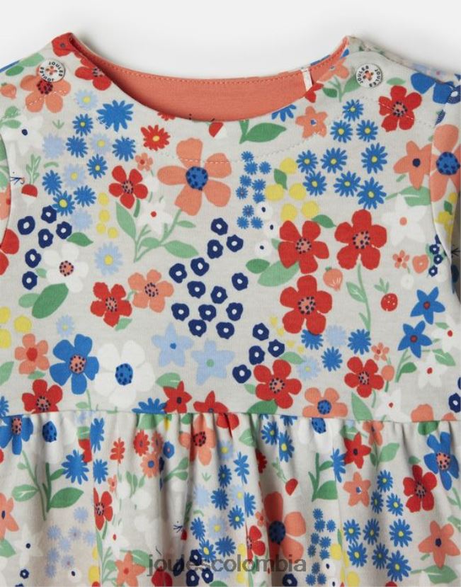 Joules vestir chicas conjunto vestido y legging christina 0-3 años H0604R418 conejito gris
