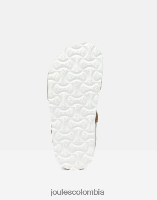 Joules calzado chicas sandalias scarlett con barra en T H0604R333 plata