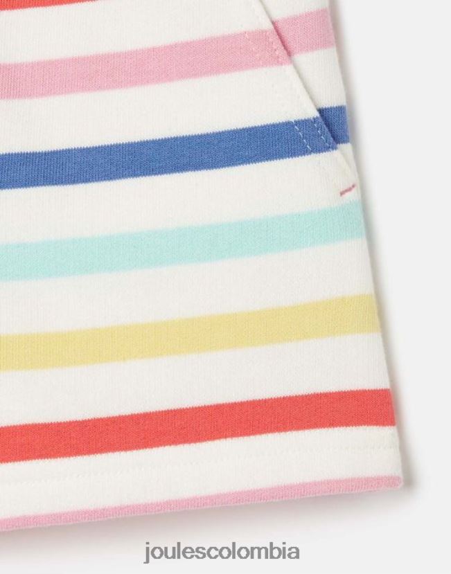 Joules vestir chicas pantalones cortos de punto reilley a rayas 2-12 años H0604R273 raya múltiple