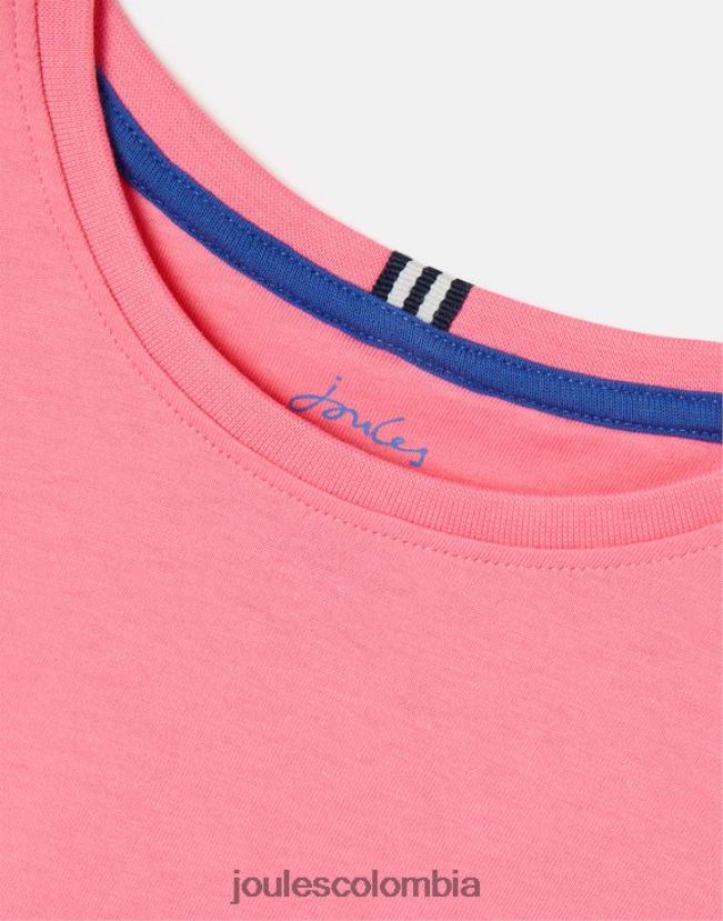 Joules vestir chicas camiseta cassie manga corta 2-12 años H0604R311 aurora rosa