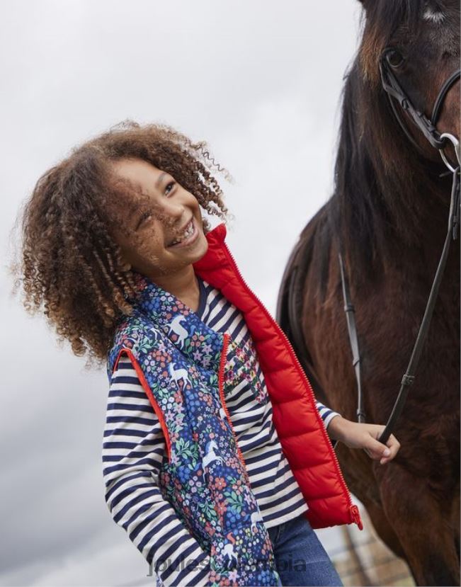 Joules vestir chicas chaleco reversible flip it 2-8 años H0604R307 poni