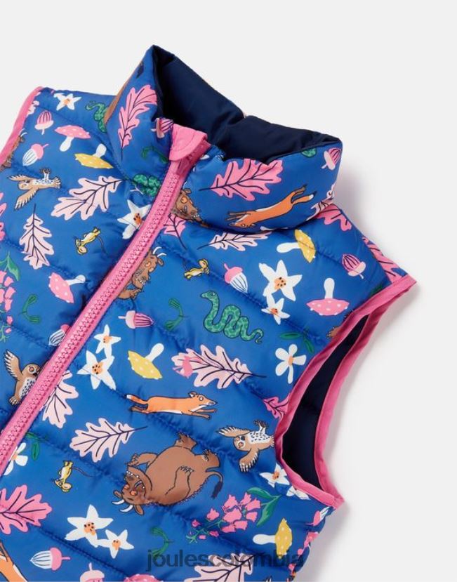 Joules vestir chicas gruffalo flip it chaleco reversible 1-6 años H0604R260 azul