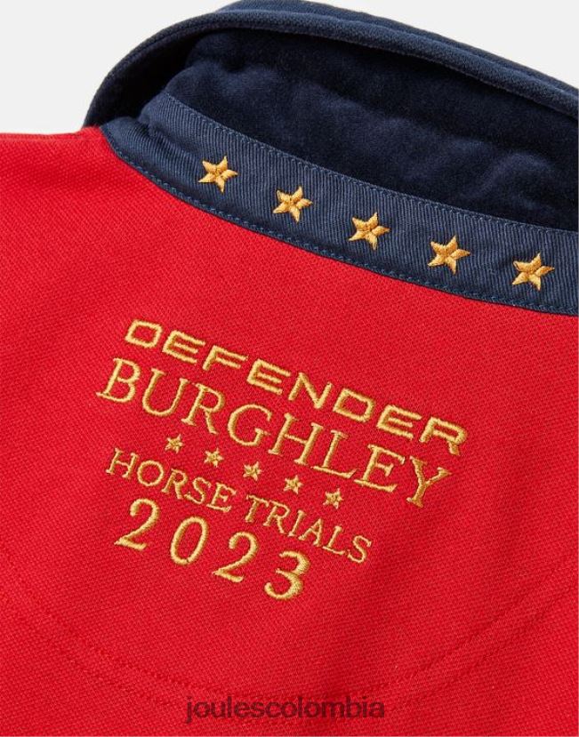 Joules vestir chicas polo burghley 2-12 años H0604R329 rojo oscuro