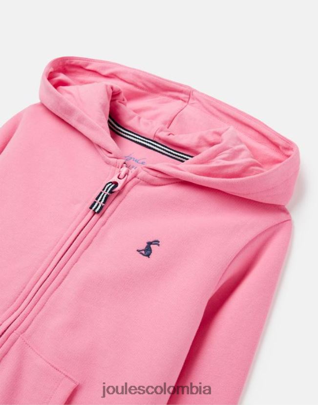 Joules vestir chicas sudadera con capucha y cremallera mayday 2-12 años H0604R263 aurora rosa