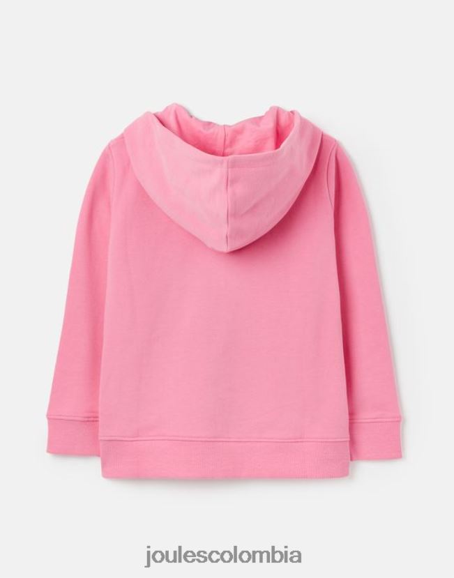Joules vestir chicas sudadera con capucha y cremallera mayday 2-12 años H0604R263 aurora rosa