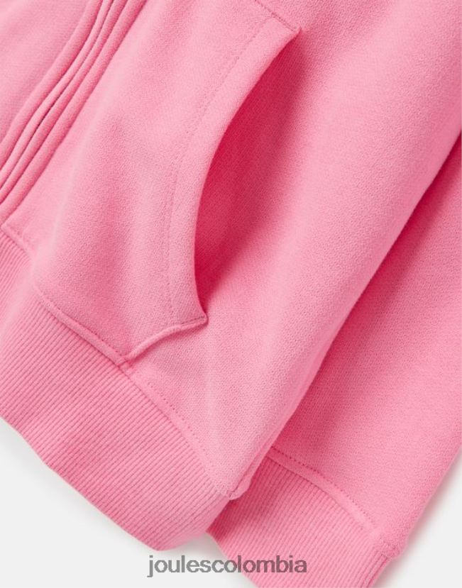 Joules vestir chicas sudadera con capucha y cremallera mayday 2-12 años H0604R263 aurora rosa