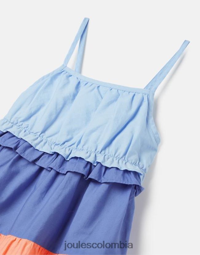 Joules vestir chicas vestido trapecio theadora 5-12 años H0604R314 bloque de color