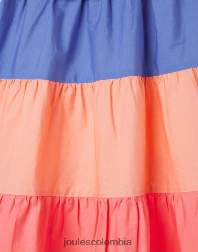 Joules vestir chicas vestido trapecio theadora 5-12 años H0604R314 bloque de color