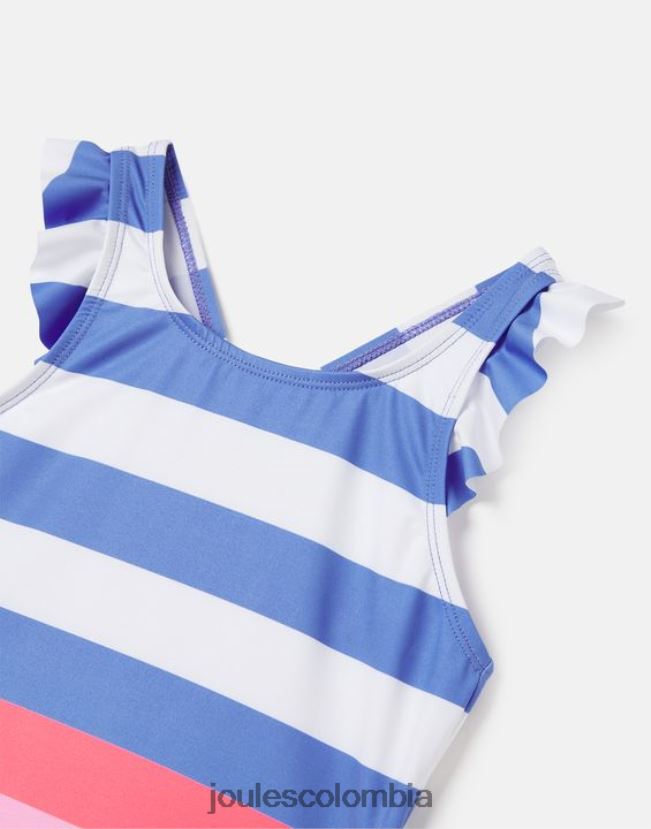 Joules vestir chicas laurielle tankini 2-12 años H0604R296 raya múltiple