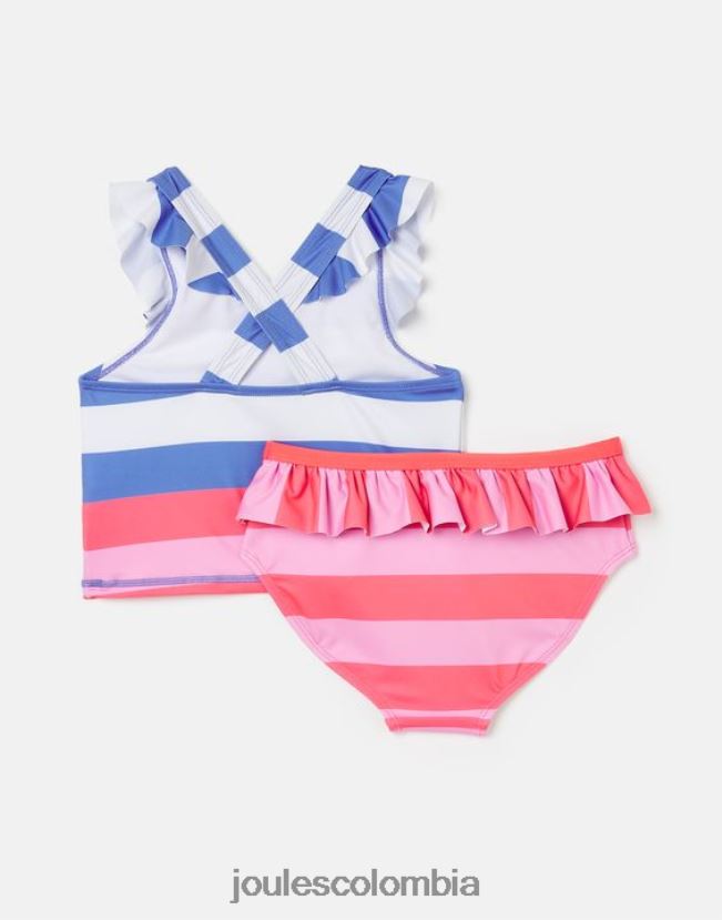 Joules vestir chicas laurielle tankini 2-12 años H0604R296 raya múltiple