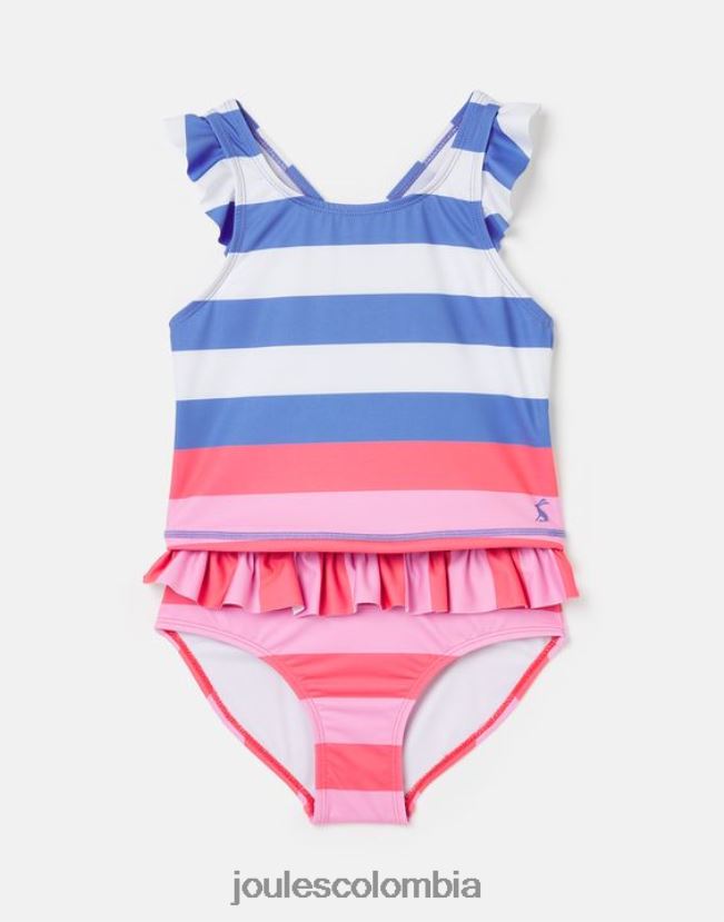 Joules vestir chicas laurielle tankini 2-12 años H0604R296 raya múltiple