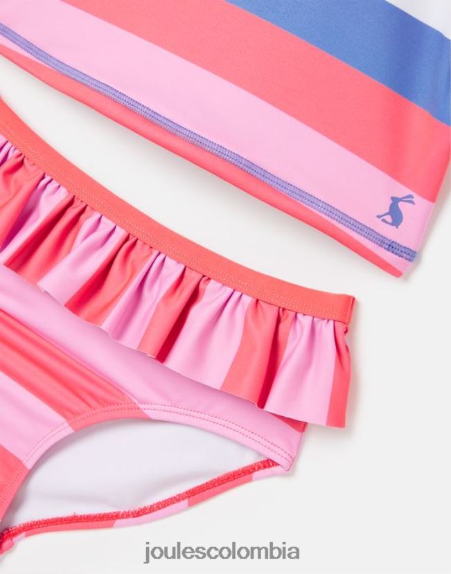Joules vestir chicas laurielle tankini 2-12 años H0604R296 raya múltiple