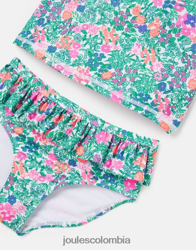 Joules vestir chicas laurielle tankini 2-12 años H0604R312 multi florecitas