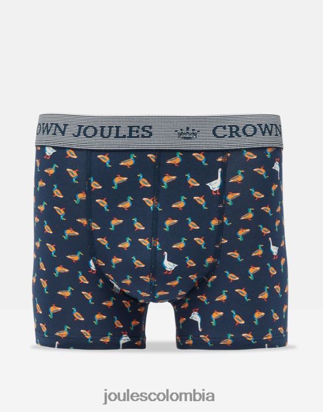 Joules accesorios hombres Pack de 2 bóxers de algodón Crown H0604R170 ganso pato azul marino