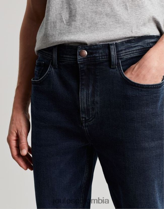 Joules vestir hombres Vaqueros de mezclilla con cinco bolsillos y corte slim The Oakham H0604R205 mezclilla con lavado de tinta