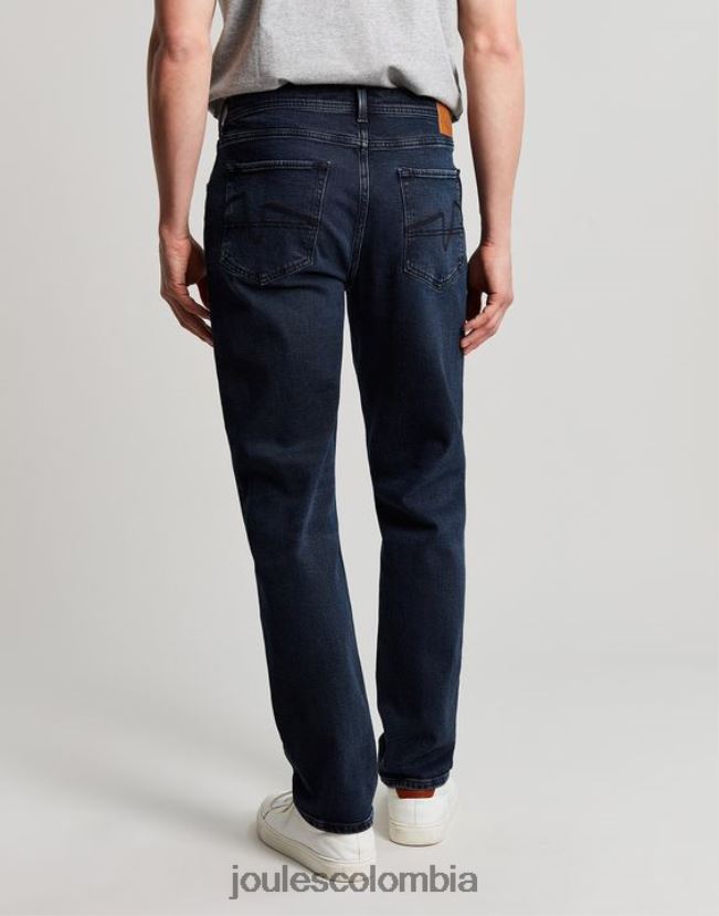 Joules vestir hombres Vaqueros de mezclilla con cinco bolsillos y corte slim The Oakham H0604R205 mezclilla con lavado de tinta