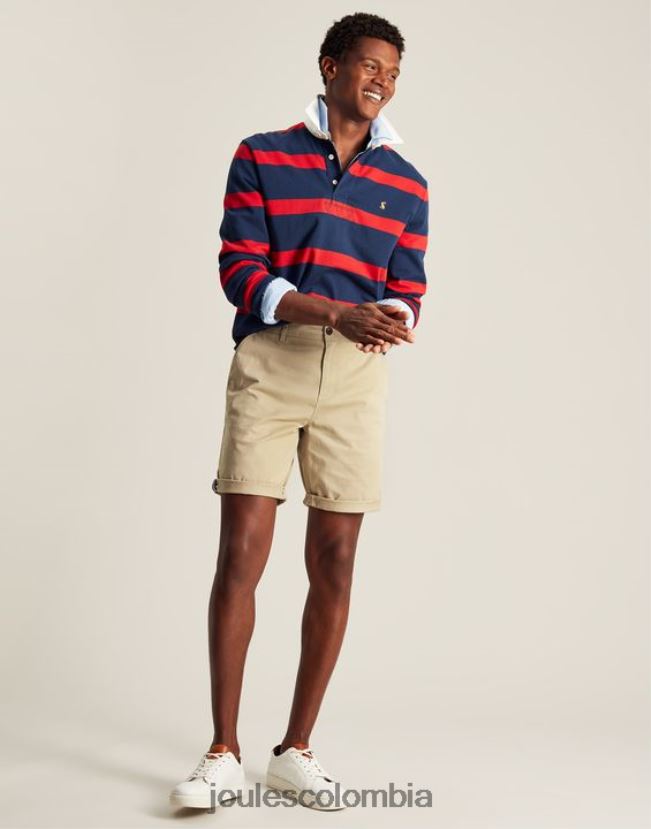 Joules vestir hombres pantalones cortos chinos H0604R246 marrón