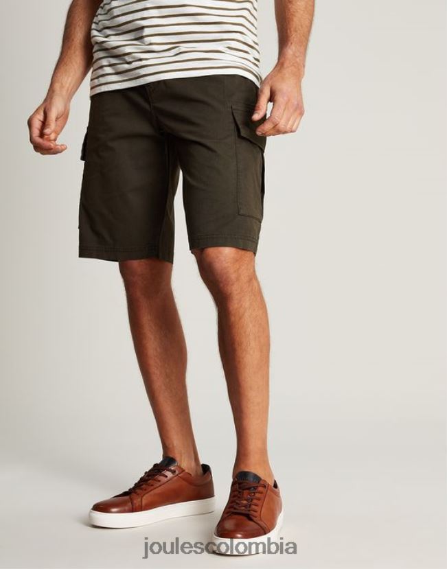 Joules vestir hombres pantalones cortos de carga H0604R163 verde patrimonio