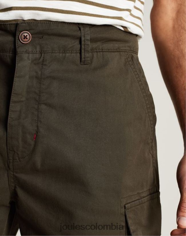 Joules vestir hombres pantalones cortos de carga H0604R163 verde patrimonio