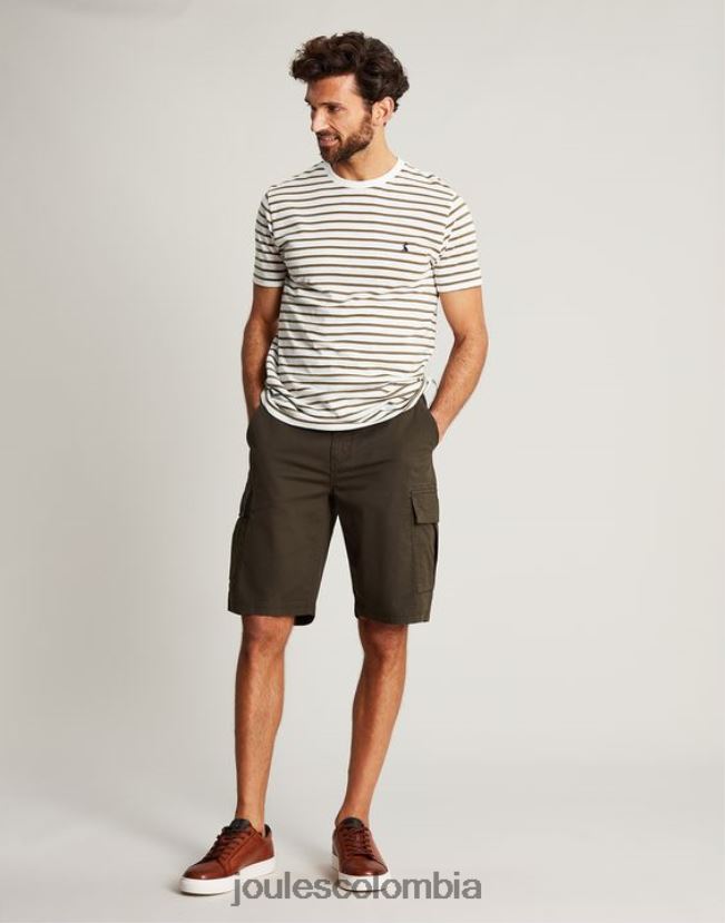Joules vestir hombres pantalones cortos de carga H0604R163 verde patrimonio