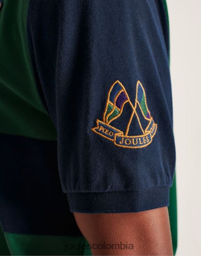 Joules vestir hombres playera tipo polo con adornos H0604R221 verde