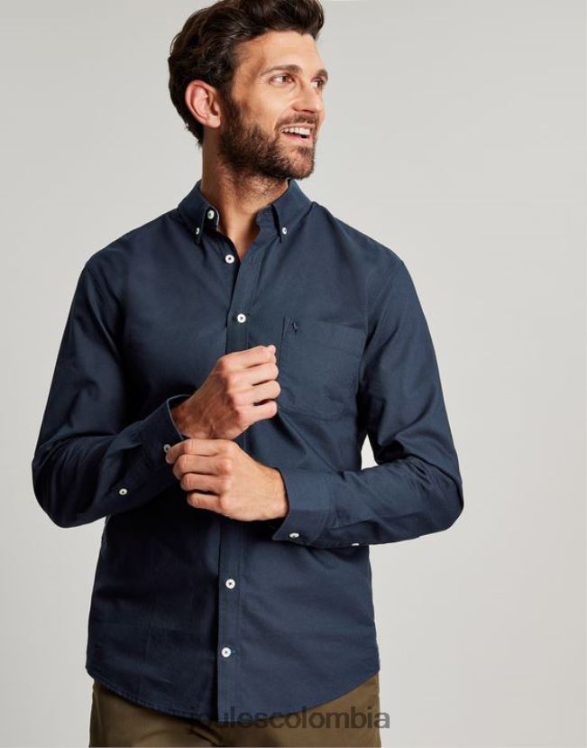 Joules vestir hombres camisa Oxford de corte clásico H0604R164 marina francesa