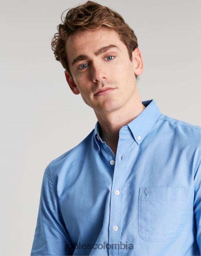 Joules vestir hombres camisa Oxford de corte clásico H0604R197 azul