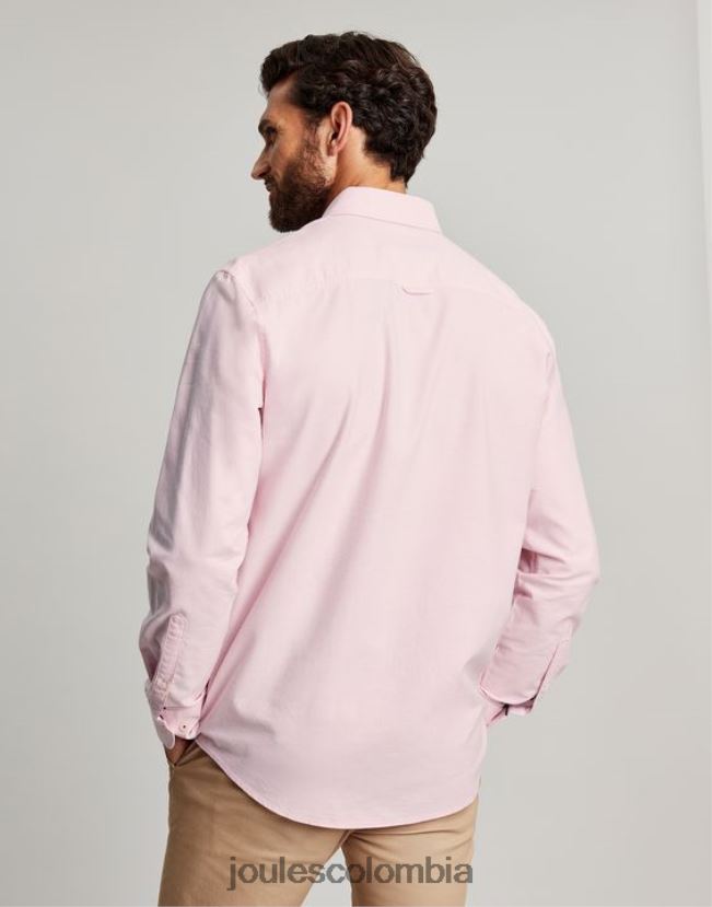 Joules vestir hombres camisa Oxford de corte clásico H0604R235 rosa
