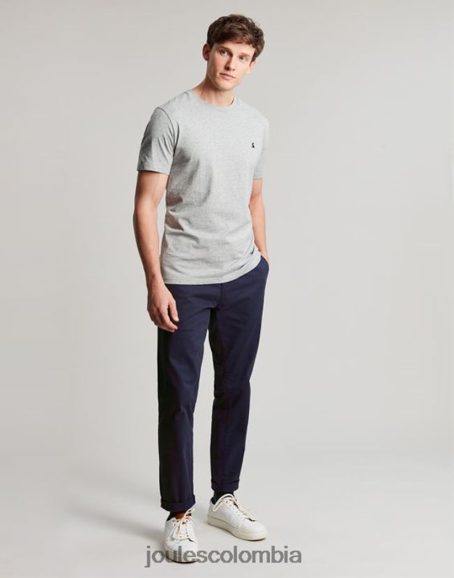 Joules vestir hombres camiseta de punto denton H0604R190 marga gris