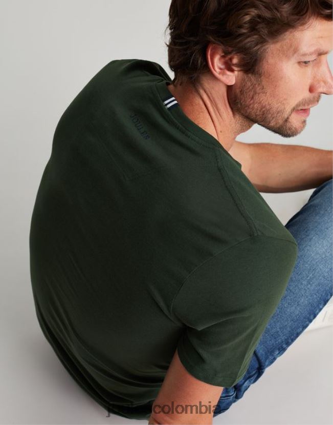 Joules vestir hombres camiseta de punto denton H0604R198 verde carreras