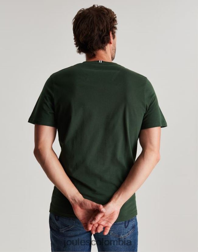 Joules vestir hombres camiseta de punto denton H0604R198 verde carreras