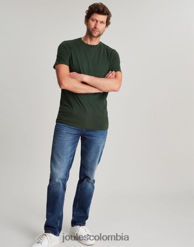 Joules vestir hombres camiseta de punto denton H0604R198 verde carreras