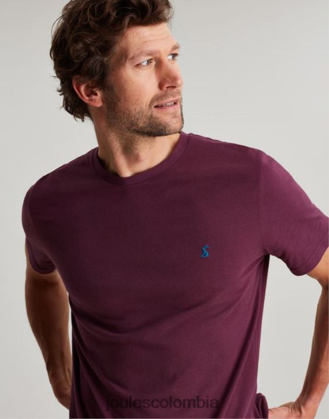Joules vestir hombres camiseta de punto denton H0604R251 borgoña