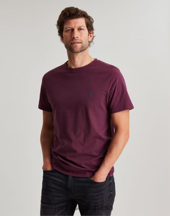 Joules vestir hombres camiseta de punto denton H0604R251 borgoña
