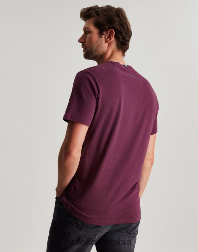 Joules vestir hombres camiseta de punto denton H0604R251 borgoña