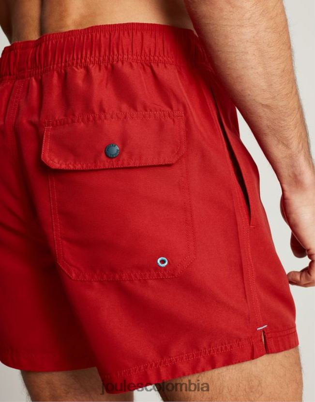 Joules vestir hombres bañador liso tipo galera H0604R234 rojo